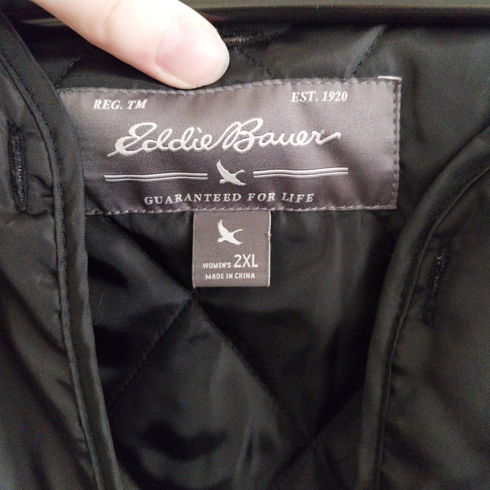 Eddie Bauer Girl on the Go Insulated Trench Coat Removable Button-in Lining 2XL - Picture 4 of 12